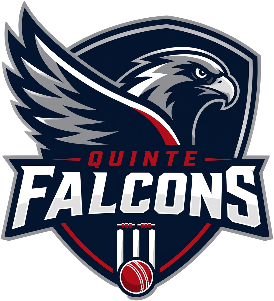 Quinte Falcons cricket team crest